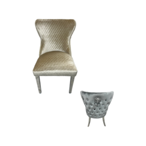 Lewis Chair With Chrome Legs | Modern Stylish Dining Seating