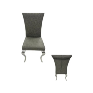 London Chair With Chrome Legs | Modern Stylish Dining Seating