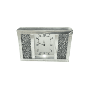 Mirror Table Clock with Sleek Reflective Design and Modern Style