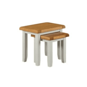 Torino Lucca Nest of 2 Tables with Elegant Design and Space-Saving Functionality