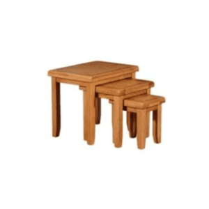 Torino Nest of 3 Tables with Space-Saving Design and Stylish Finish