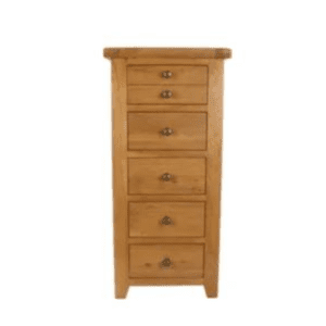 Torino Lucca Tall Chest with 5 Drawers and Elegant Storage Design