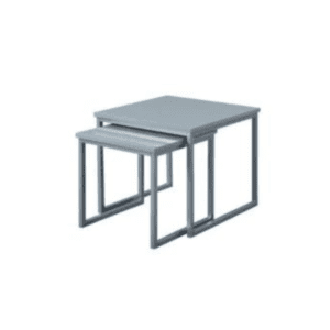 Milan Nest of 2 Tables with Stylish Design and Space-Saving Functionality
