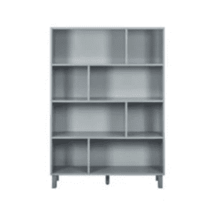 Milan Bookcase with Modern Design and Spacious Shelving