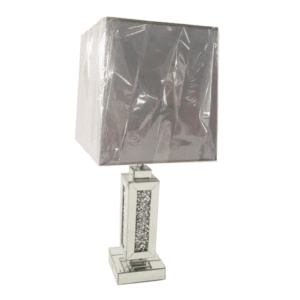 Roma Mirrored Table Lamp MD12 with Elegant Reflective Design and Warm Lighting