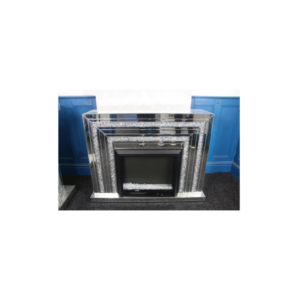 Roma Mirrored Fireplace Colours with Stylish Reflective Finish and Modern Design