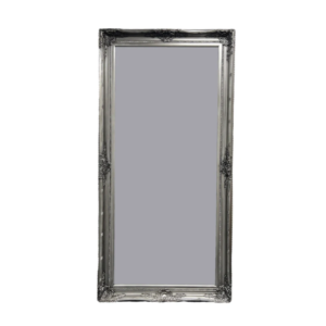 Wood Frame Mirror WF02 with Rustic Design and Natural Wood Finish