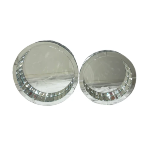 Round Tray Mirror Small/Large with Sleek Design and Versatile Use