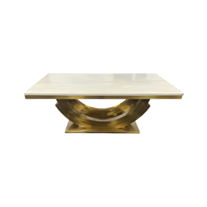 G-Monaco Gold Dining Table with Elegant Finish and Sturdy Design