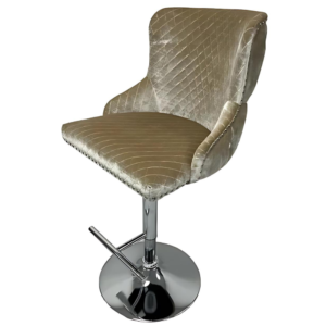 Lewis Adjustable Bar Stool with Comfortable Seating and Sleek Design