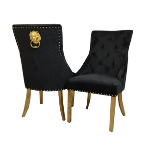 Bentley Gold Velvet Dining Chair with Modern Elegance