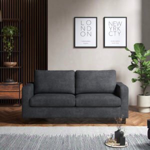 Modern 3 Seater Turin Grey Sofa – Stylish & Comfortable